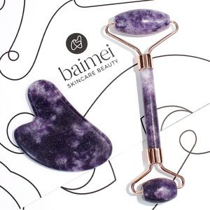 BAIMEI Jade Roller & Gua Sha, Face Roller
